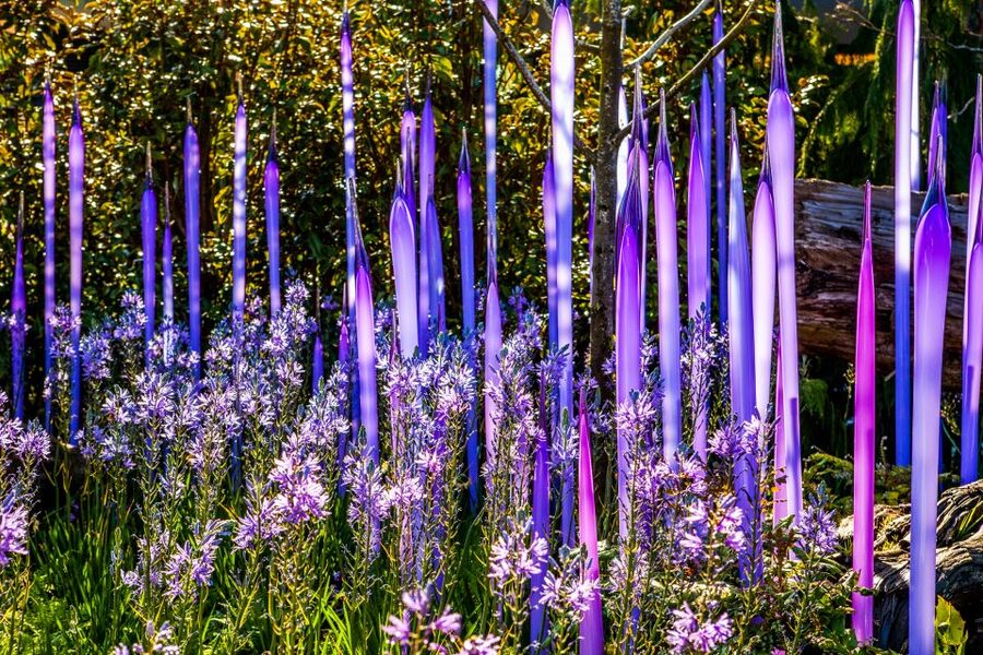 Seattle: Chihuly Garden and Glass Entry Ticket - Walking Through the Outdoor Glass Garden