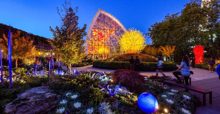 Seattle: Chihuly Garden and Glass Entry Ticket - The Glasshouse and Its 100-Foot Centerpiece