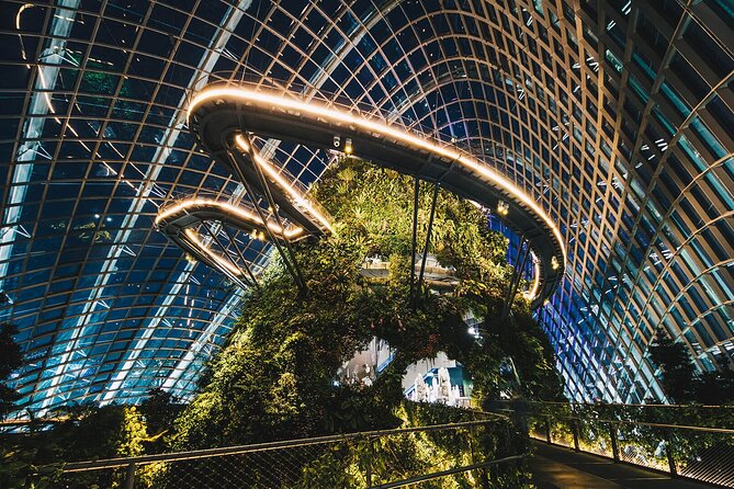 Singapore OCBC Skyway Flower dome Cloud Forest Garden by the Bay - Floral Fantasy: an optional fourth stop