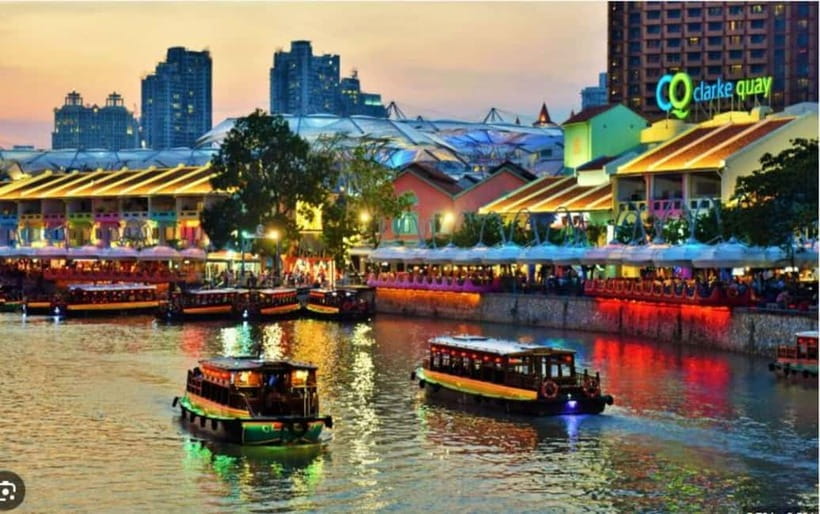Singapore River Cruise, Spectra & Garden Rhapsody Light Show - Garden Rhapsody turns the Supertrees into the evening’s visual highlight