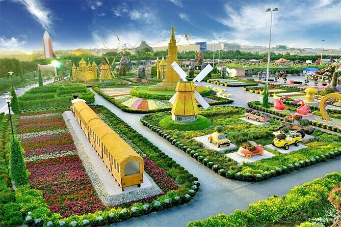 Skip The Line to Dubai Miracle Garden Entry Ticket - Getting around the grounds