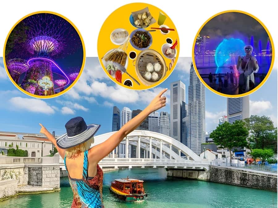 Spectra & Garden Rhapsody Shows with Singapore River Cruise - Singapore after dark, without the night-time puzzle
