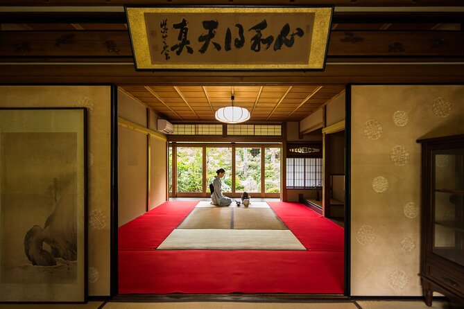 Stunning Private Tea Ceremony: Camellia Garden Teahouse - A quiet tea house beside Ryoan-ji