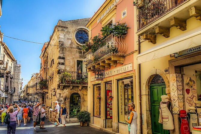 Taormina and Etna Full Day Tour from Giardini Naxos cruise port - Entering Taormina through Porta Messina