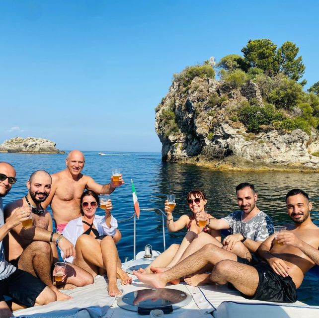 Taormina and Giardini Naxos 3/5/7 hours by PRIVATE BOAT - Caves, beaches, and the Cave of the Day