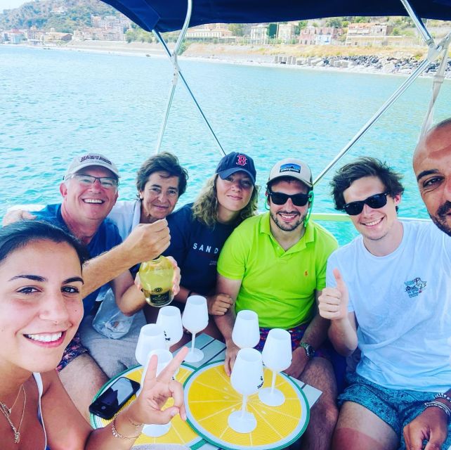 Taormina and Giardini Naxos 3/5/7 hours by PRIVATE BOAT - The aperitif and marine life viewing