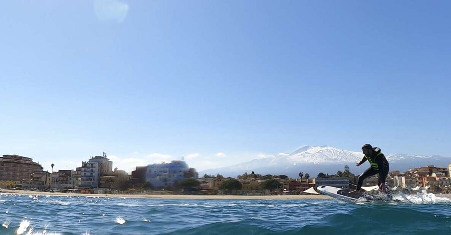 Taormina - Giardini Naxos Electric Jetsurfing boat trip - Meeting at Via Schisò 3 in Giardini Naxos