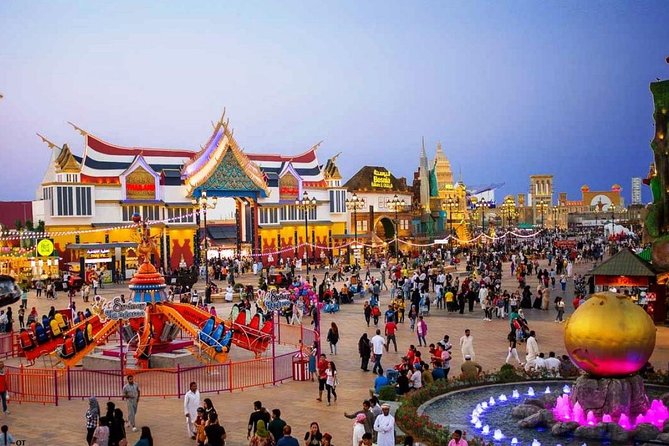 Tickets to Miracle Garden or Butterfly Garden or Global Village - What the driver does, and what the driver does not do