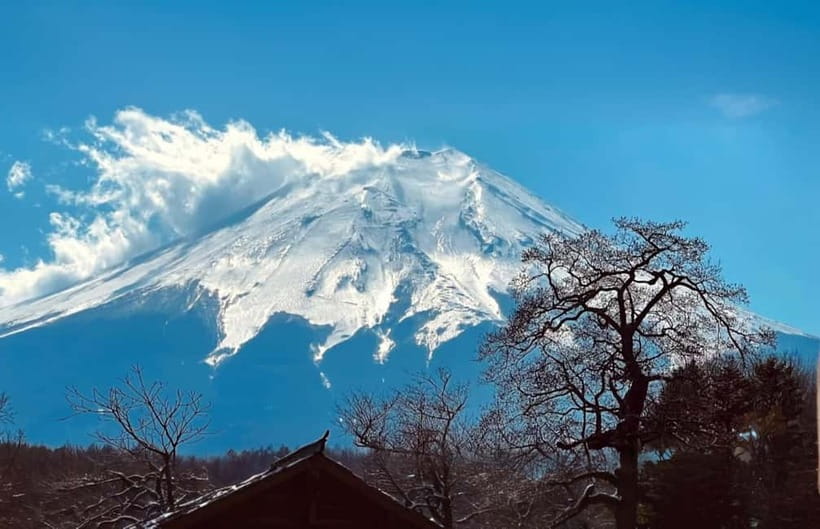 Tokyo Summer: Mt Fuji 5th Station& Kawaguchiko Lavender Trip - The famous Lawson photo in Lake Kawaguchi