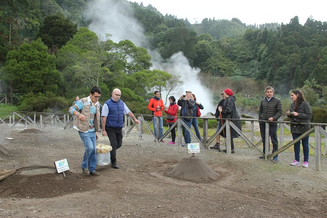 Tour to Furnas and Terra Nostra Garden - full day - Seeing fumaroles and springs in Furnas town