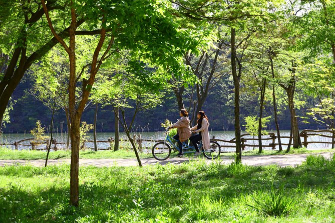 Trip to Nami Island with Petite France & Italian Village, Garden of Morning Calm - Italian Village: Pinocchio, Da Vinci, and a good lake view