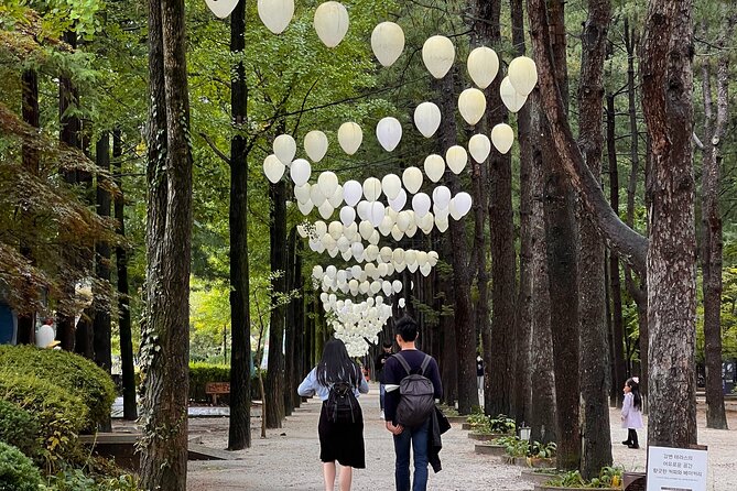 Trip to Nami Island with Petite France & Italian Village, Garden of Morning Calm - Nami Island: three and a half hours among the trees
