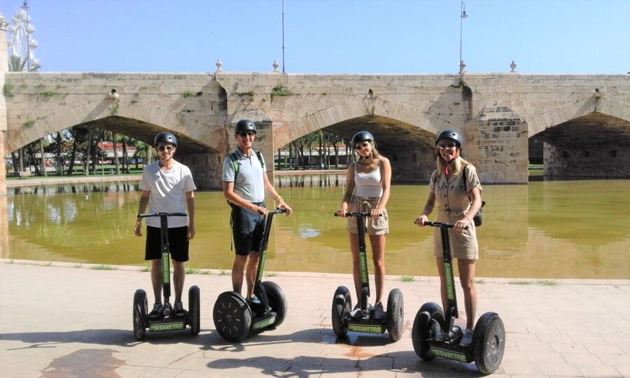 Valencia: Garden & Palace Music Segway Tour - Serranos Towers before the ride and along the route