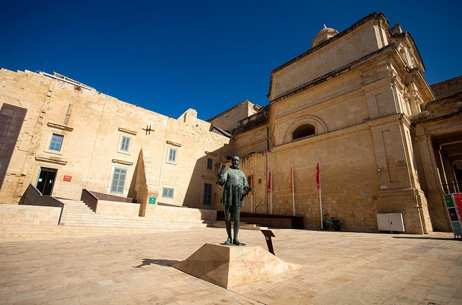 Valletta Love Private Walk: Gardens & Historic Streets - St. John’s Co-Cathedral from outside