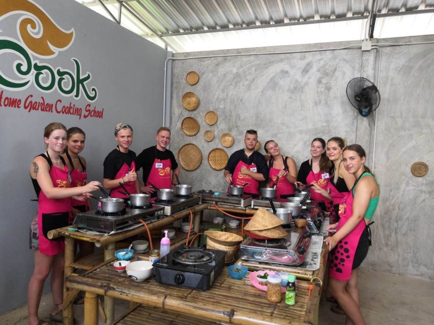 We Cook Thai Home Garden Cooking School - Six categories, one wok for each person