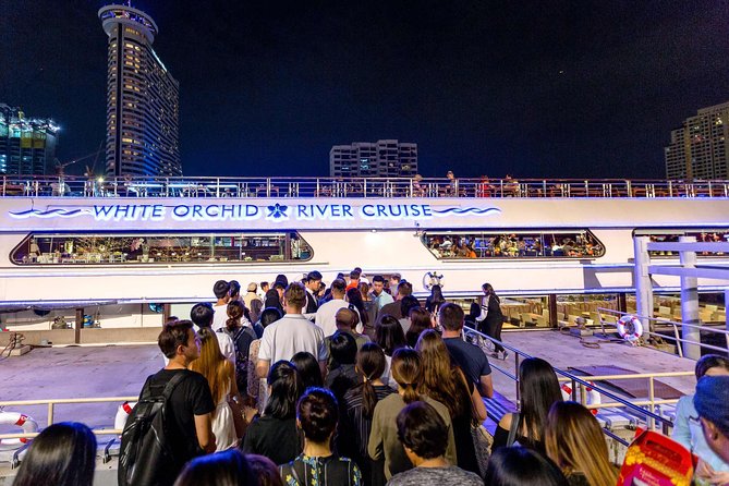 White Orchid Dinner Cruise at Bangkok with Pickup & Live Music - What the $103.74 price gets you
