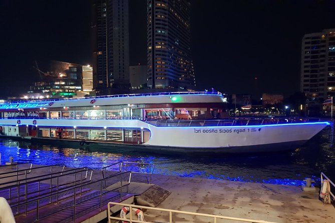 White Orchid Dinner Cruise from Bangkok with Pickup & Live Music - Dinner begins with a Thai and international buffet