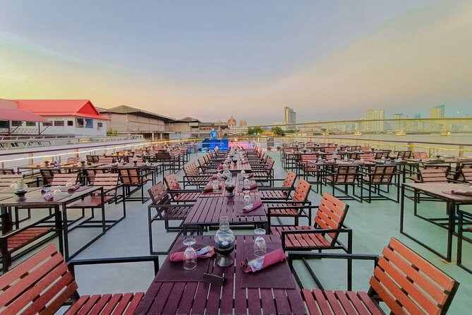 White Orchid Sunset Dinner Cruise Calypso Ladyboy Cabaret Show - Starting at Asiatique at 5pm