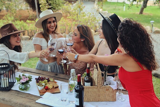 Wine tasting in private gardens overlooking the vineyards - Starting at Rondo del Valle in San Antonio de las Minas